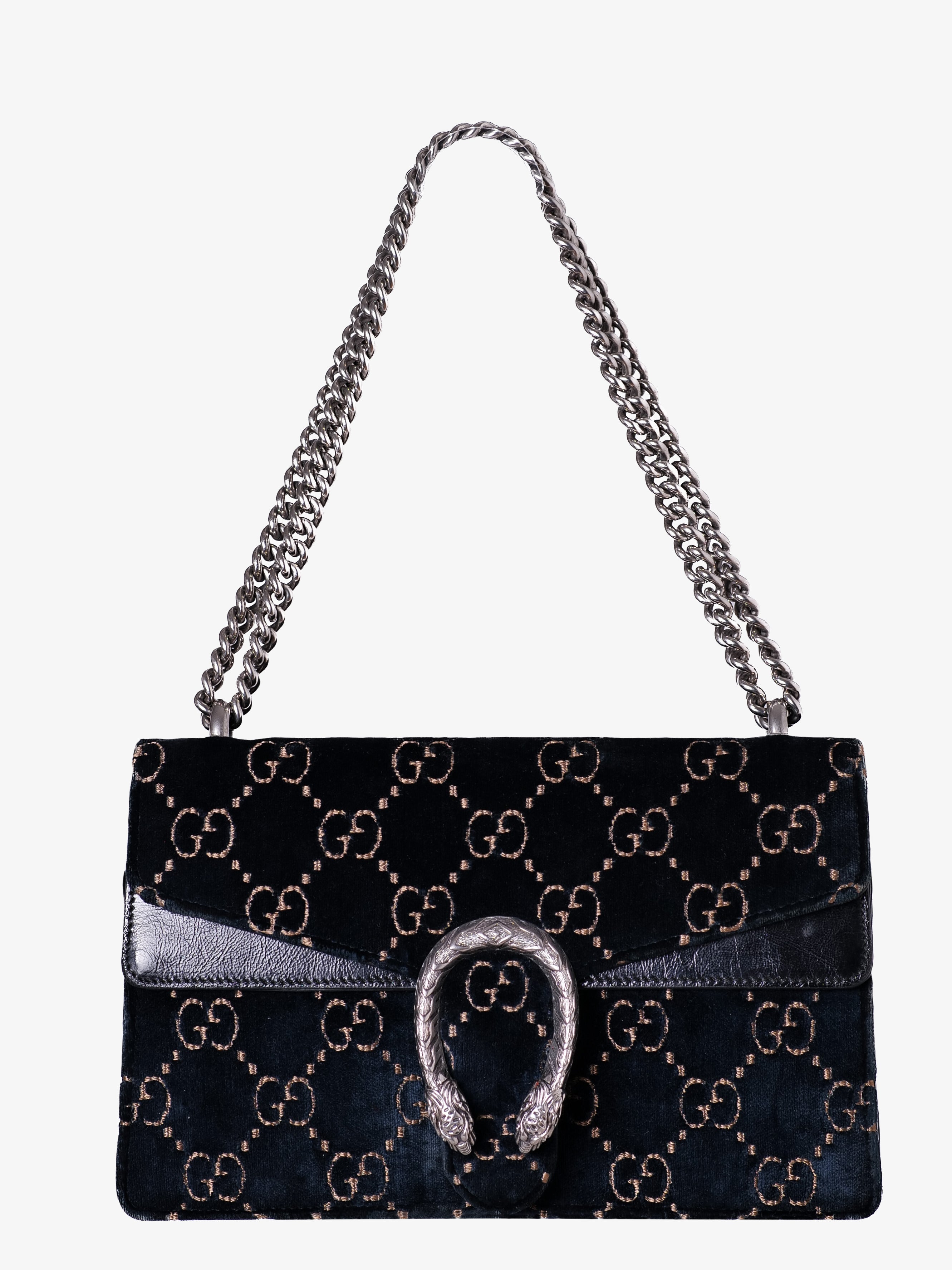 Gucci Dionysus Small GG en Terciopelo Negro