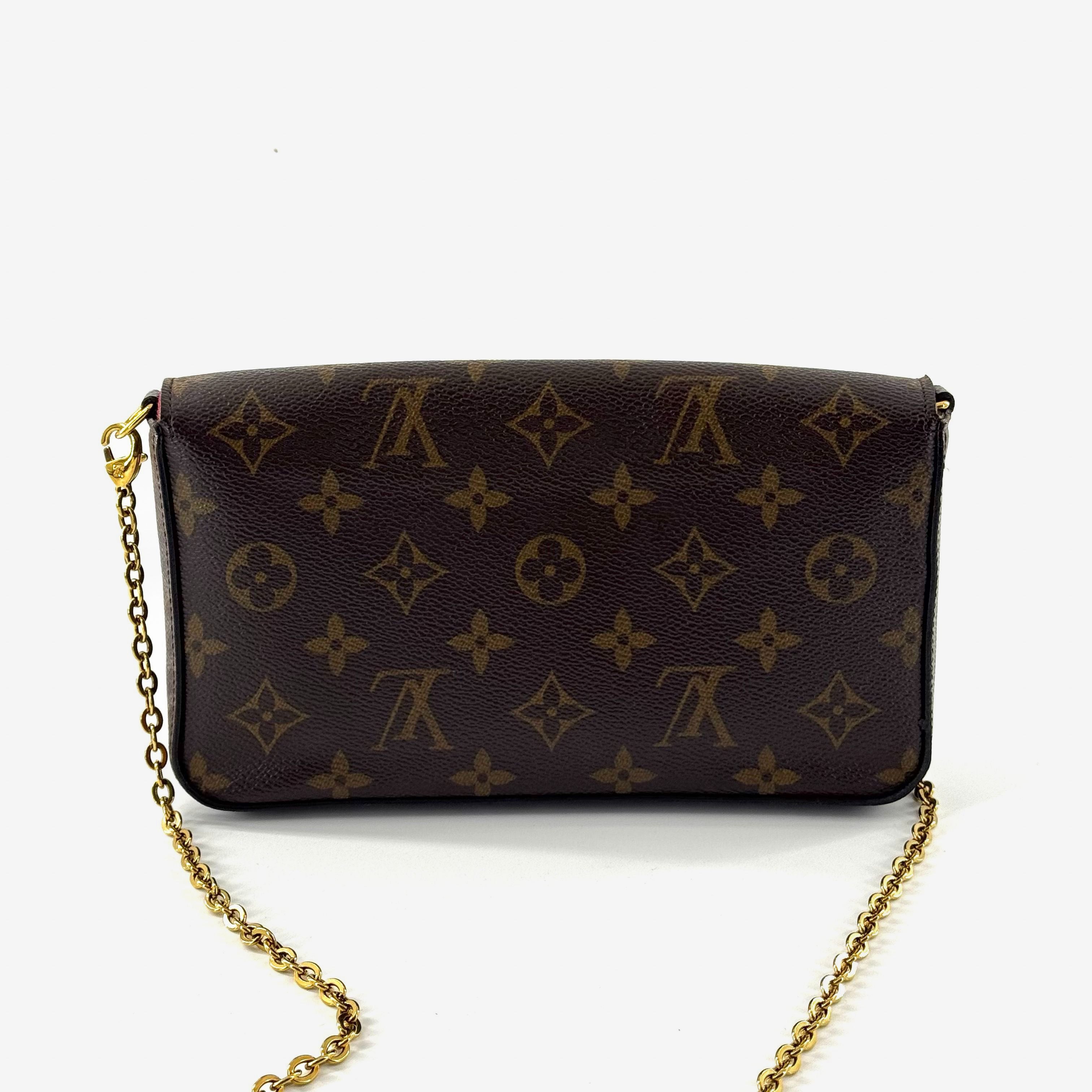 Louis Vuitton Pochette Félicie Monogram con Cadena