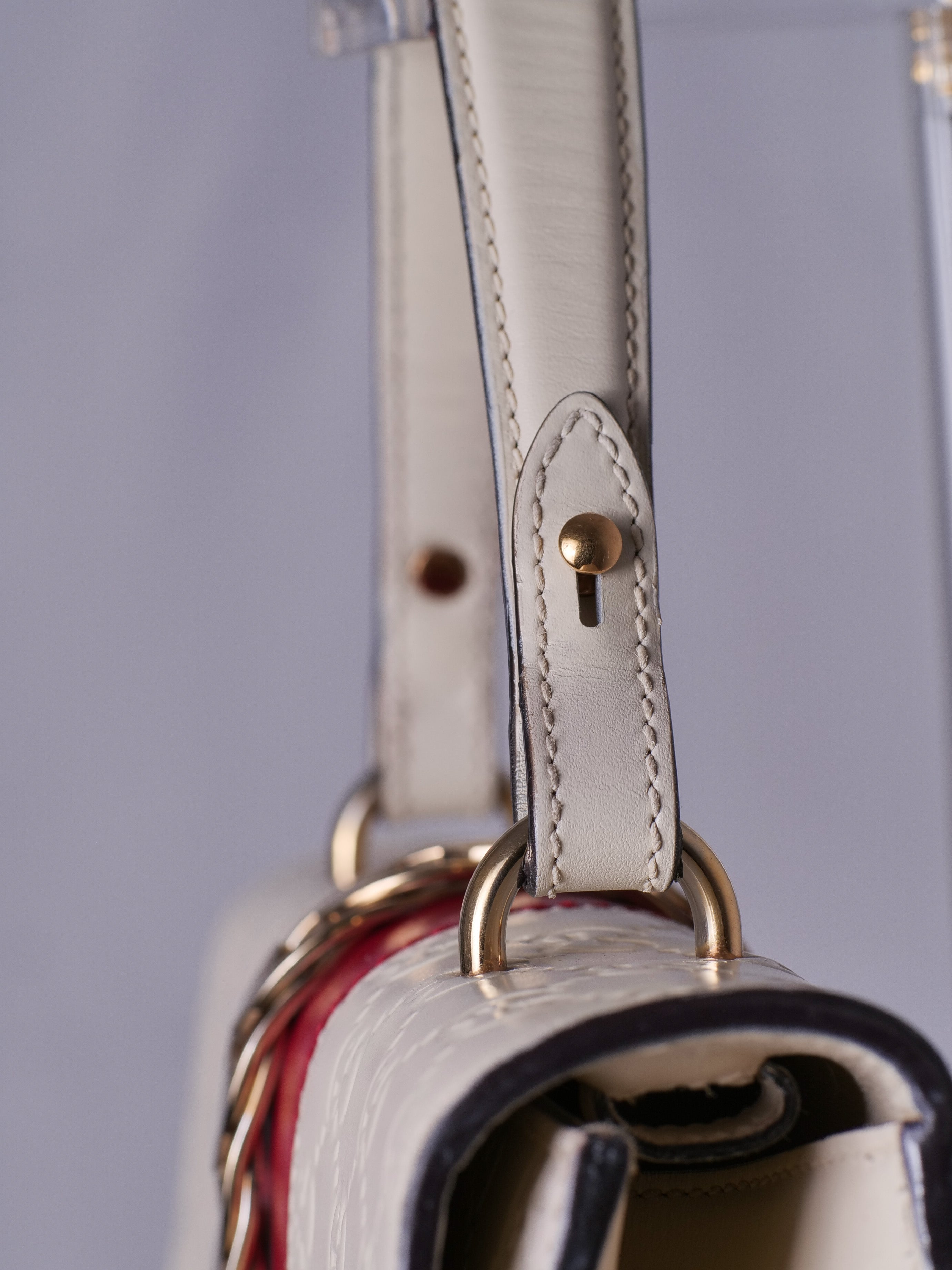 Gucci Sylvie GG en piel grabada – Bolsa de asa superior