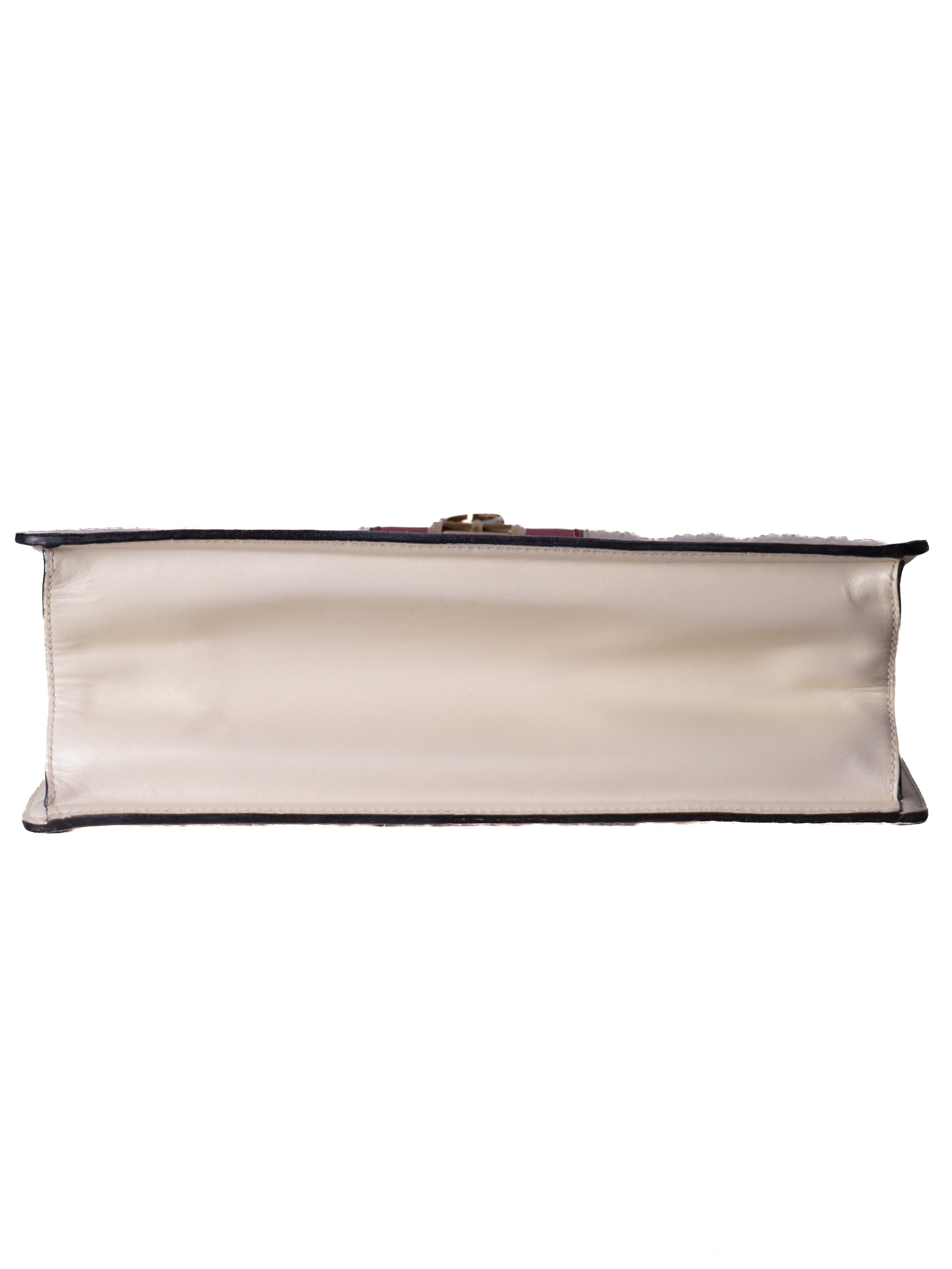 Gucci Sylvie GG en piel grabada – Bolsa de asa superior