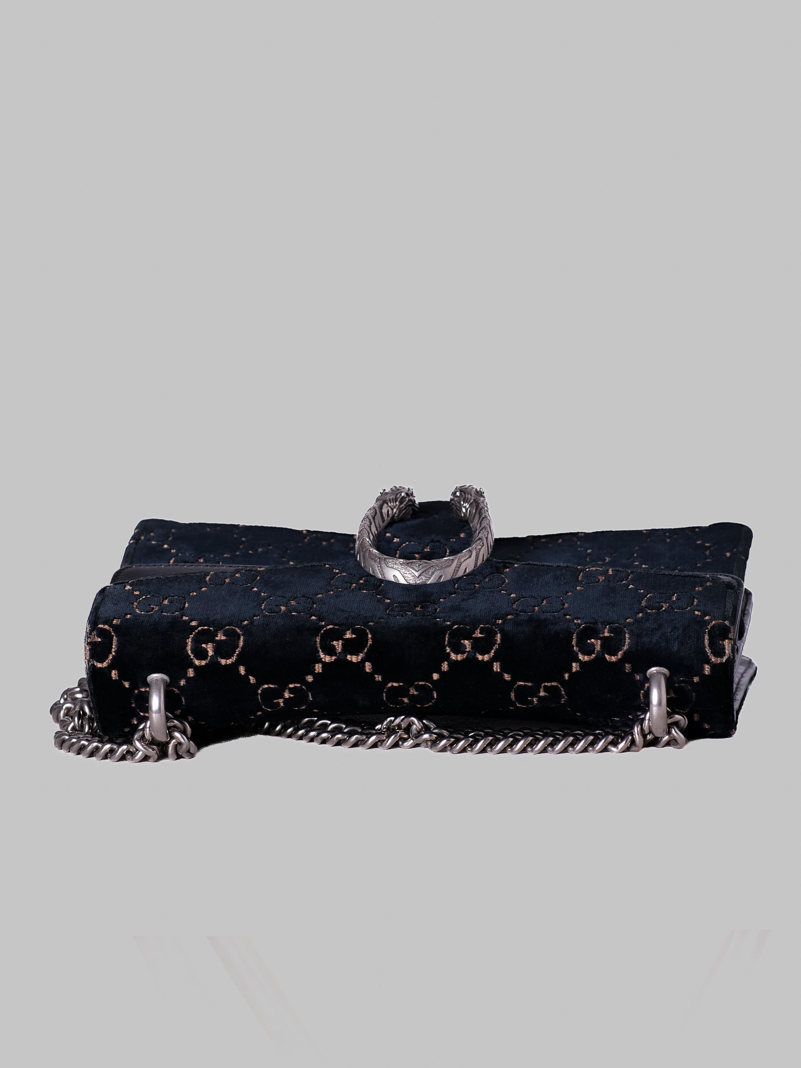 Gucci Dionysus Small GG en Terciopelo Negro