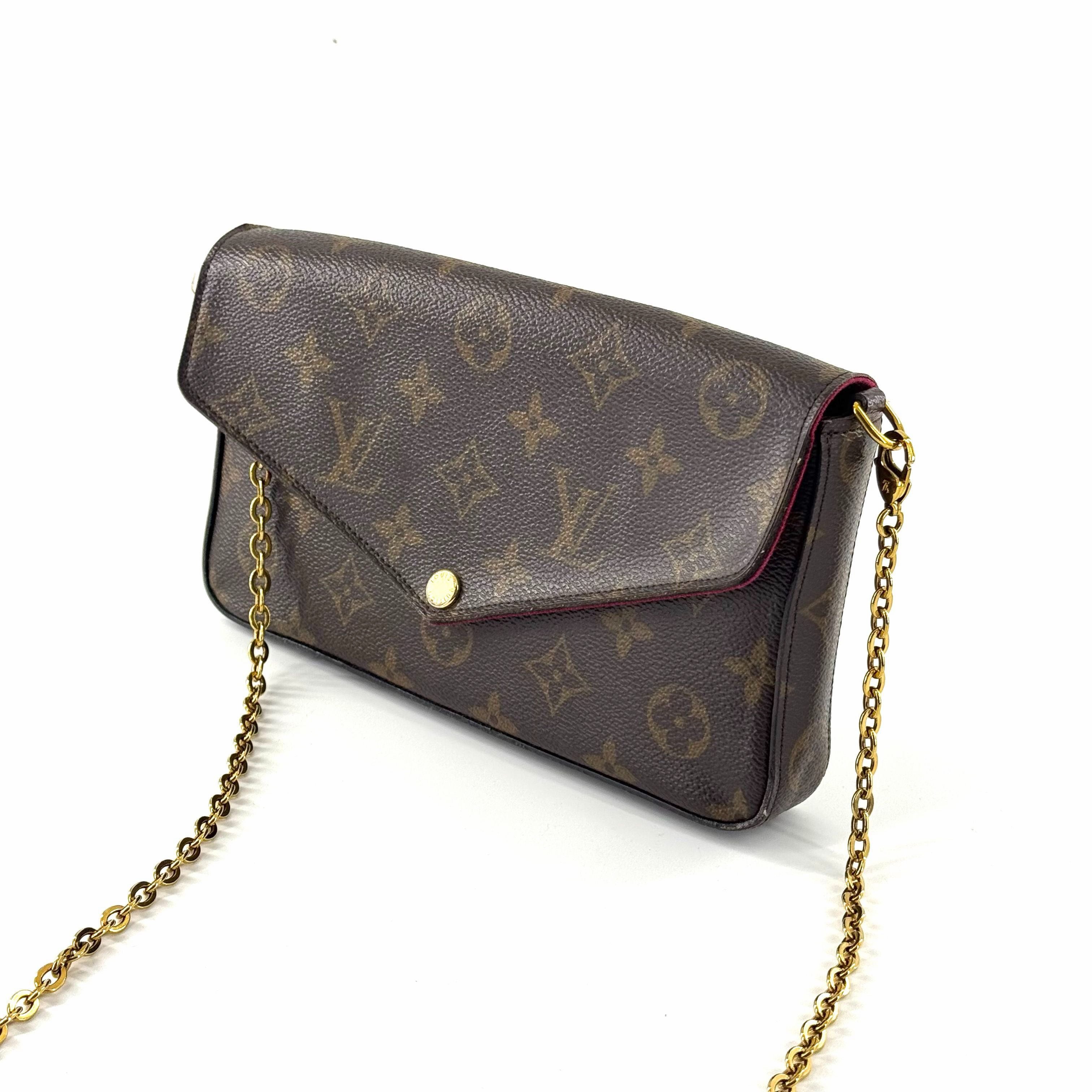 Louis Vuitton Pochette Félicie Monogram con Cadena