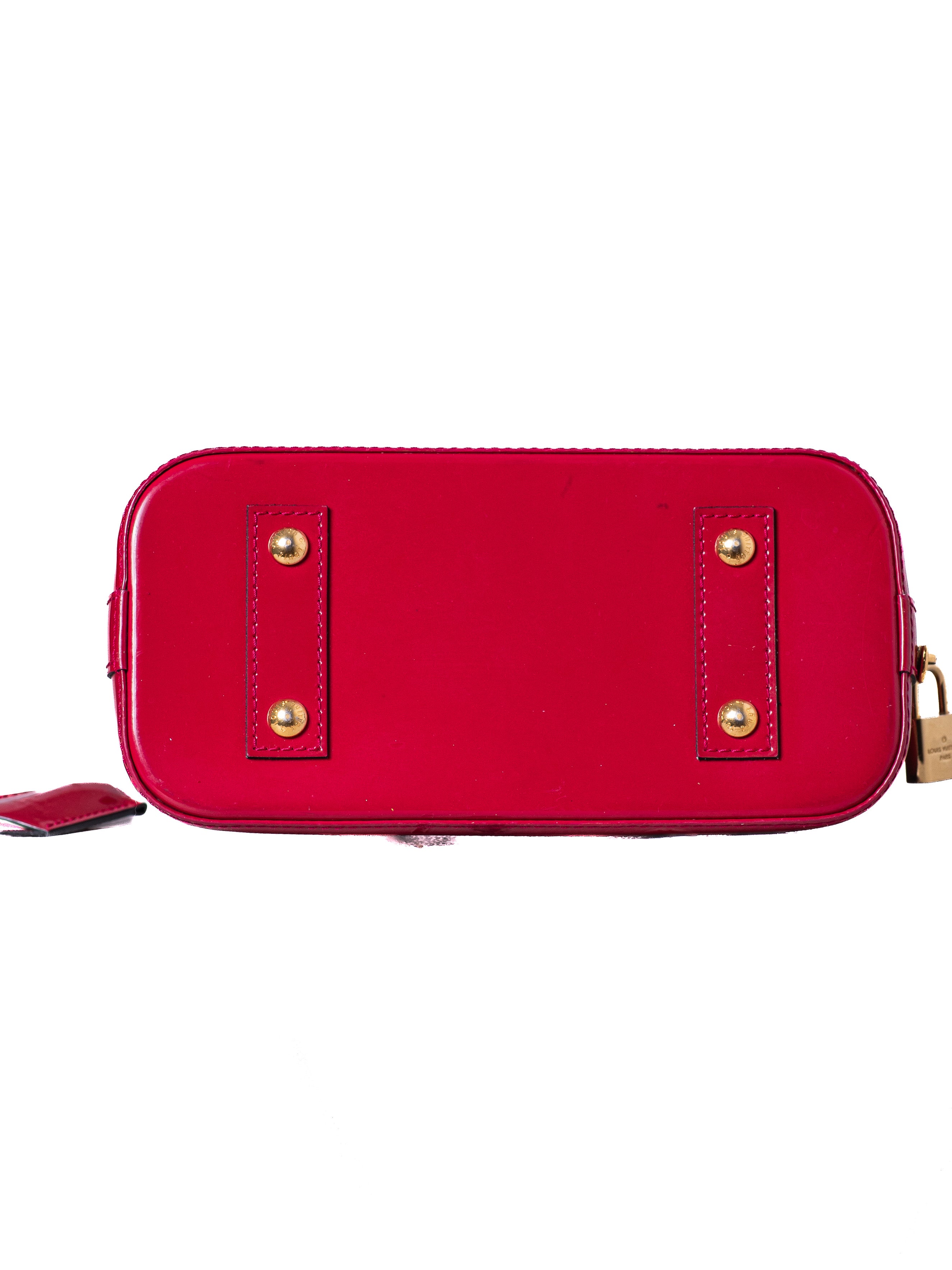 Louis Vuitton Alma BB Monogram Vernis Rojo 2013